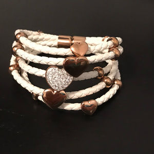 Multi-Strand Braided Leather Bracelet